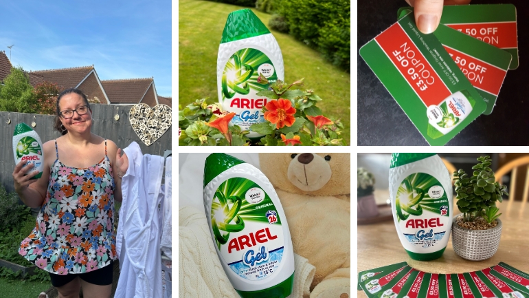 Ariel Gel captured by participants 