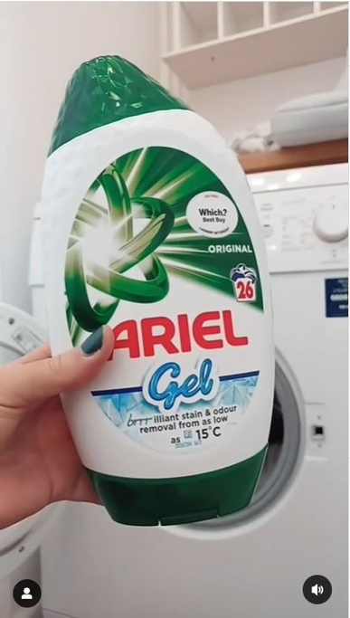 Dialing down as low as 15°c with Ariel Gel 