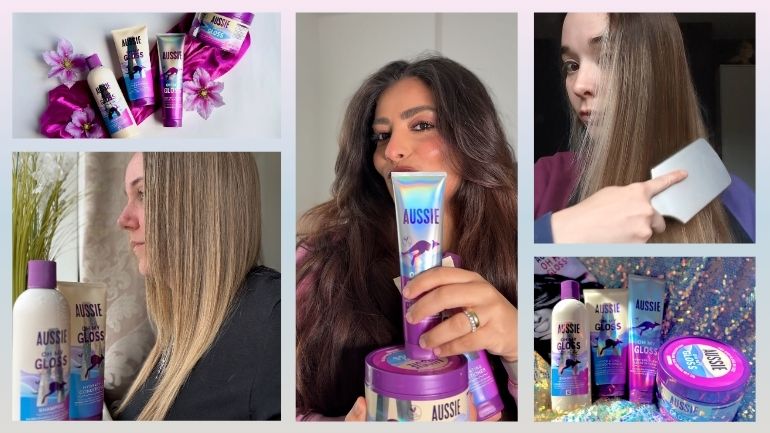 women holding Aussie Oh My Gloss