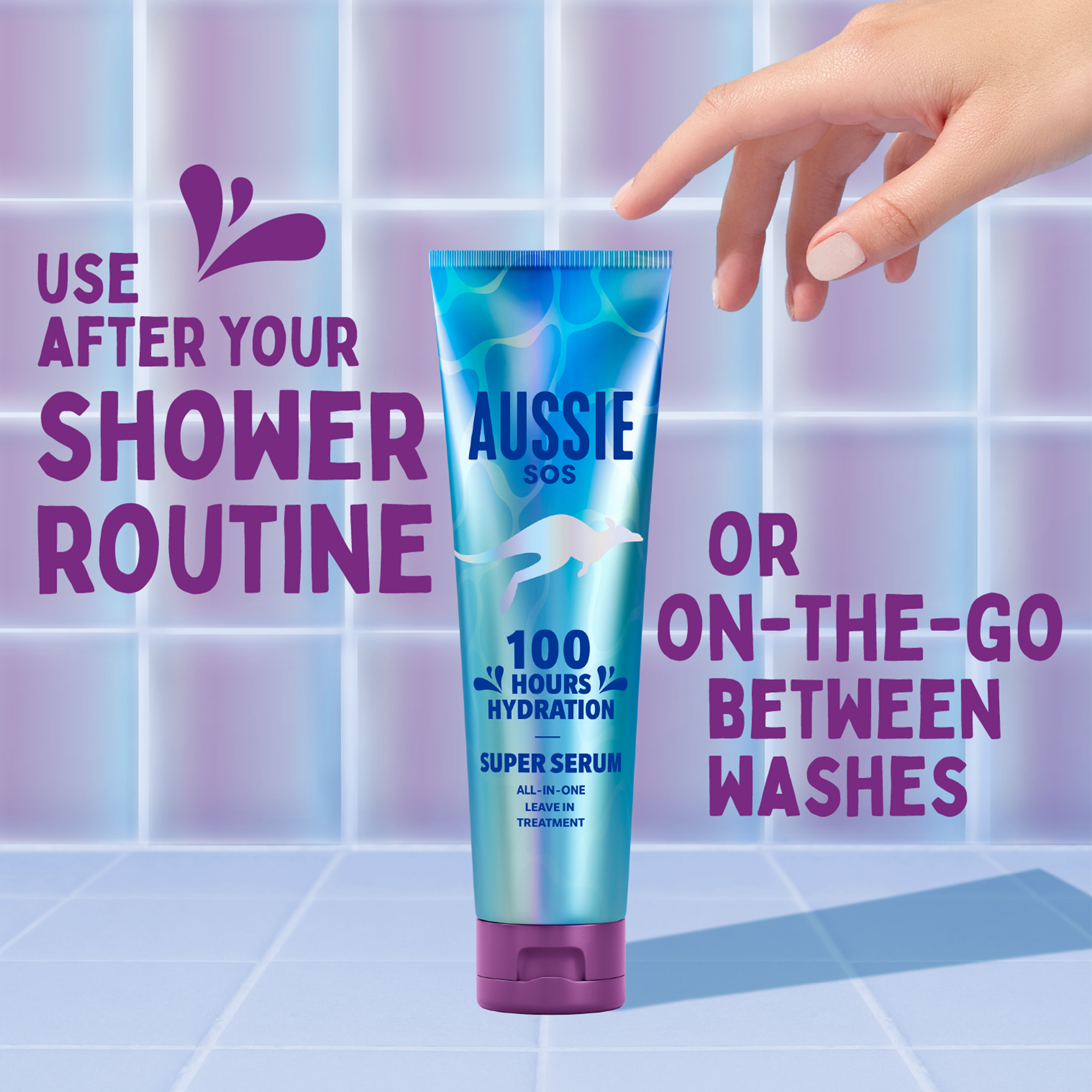 Use after your shower routine or on-the-go between washes