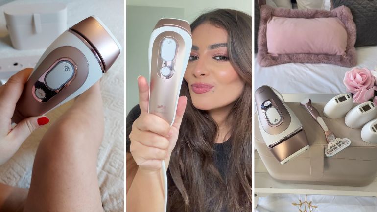 Photo collage of Braun Smart IPL