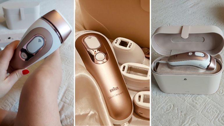 Photo collage of Braun Smart IPL