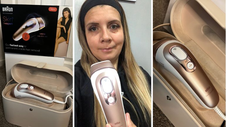 Photo collage of Braun Smart IPL