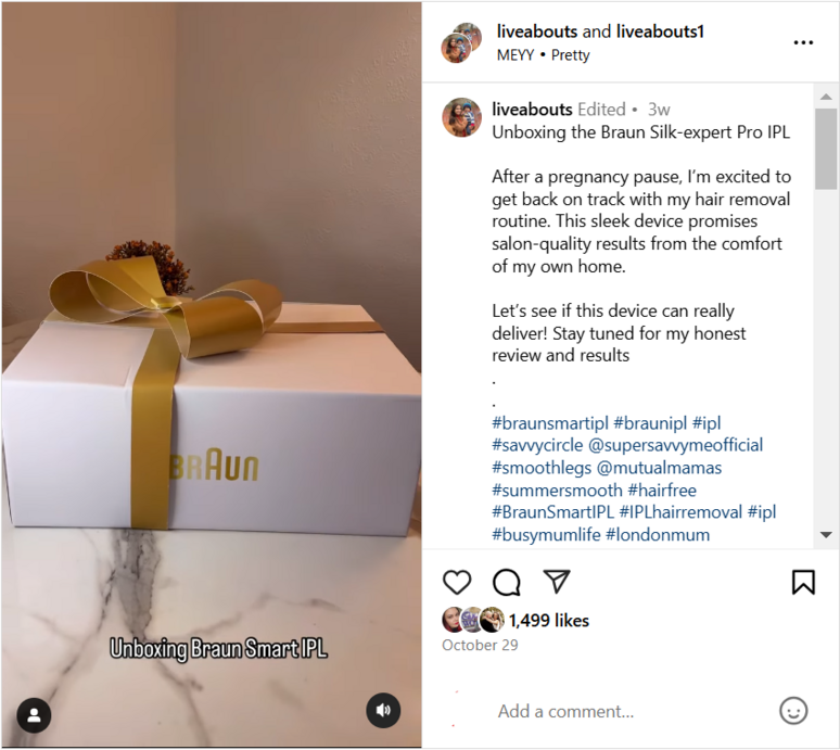 screenshot of liveabouts reel