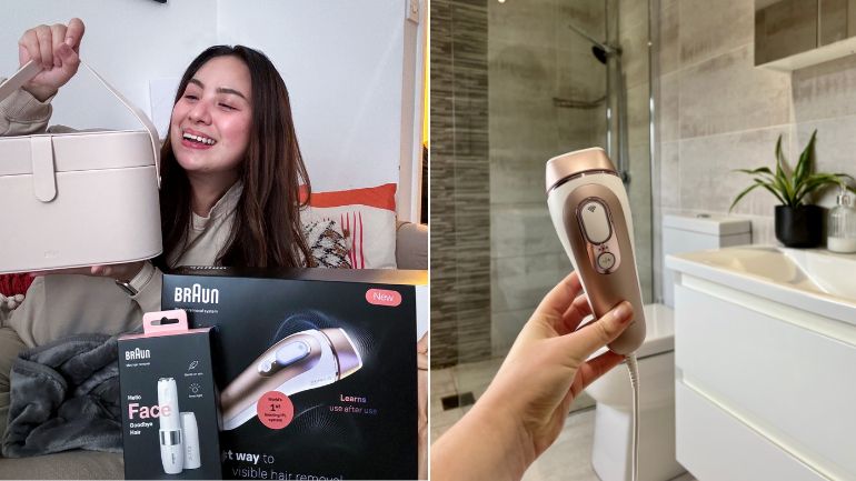 Photo collage of Braun Smart IPL