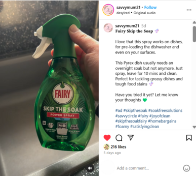 Skipping the soak with the newest Fairy 