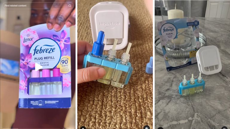 Screenshotof Instagram and TikTok reels from savvy circlers