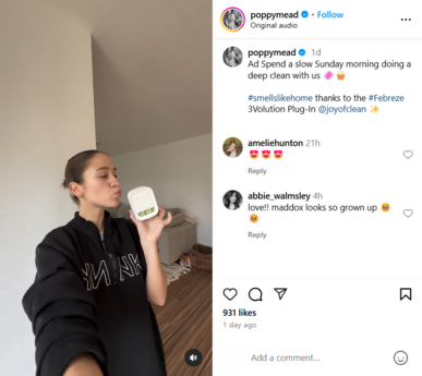 slow Sunday morning with Febreeze