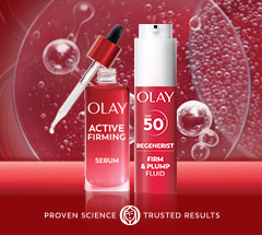 Firmer, Smoother, Radiant skin with OLAY Peptides