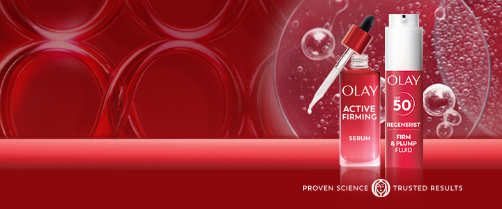Firmer, Smoother, Radiant skin with OLAY Peptides