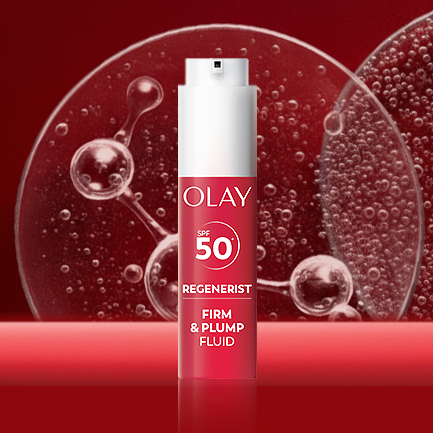 Step 2: OLAY Regenerist Firm & Plump SPF50+ Fluid