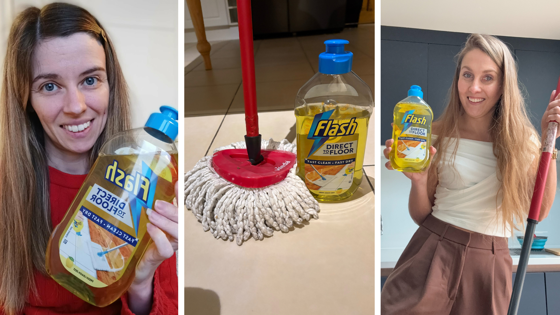 Spotless floors in a Flash