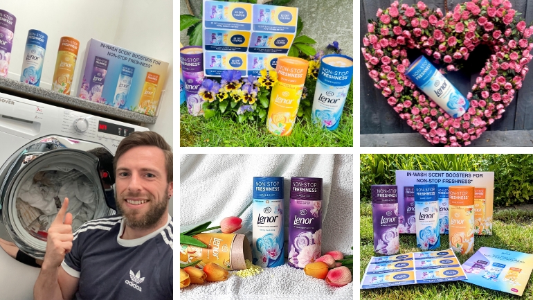 Lenor Scent Booster trio what participants received to try 