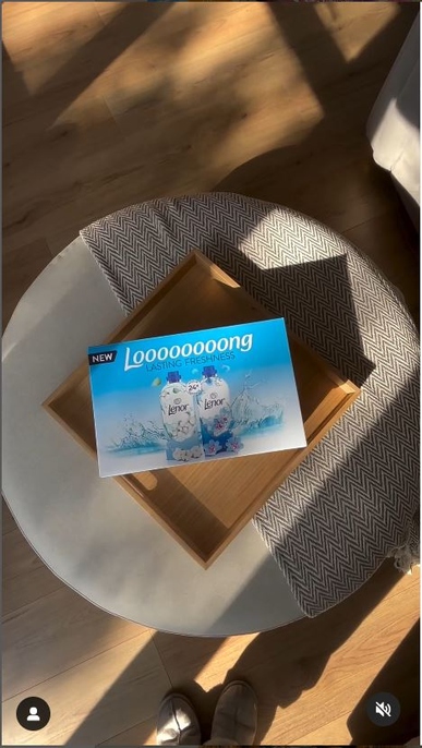 Opening the Lenor Spring Awakening starter kit 