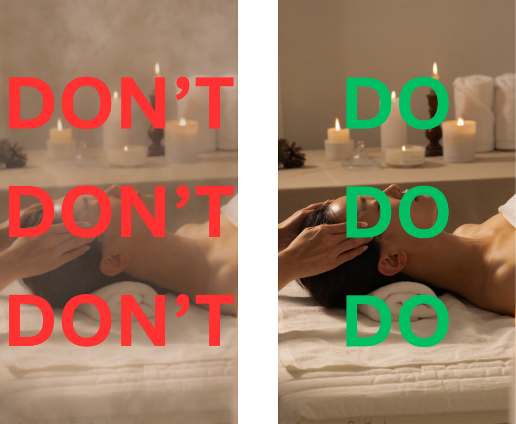 Don't film with unclean or smudged camera lenses