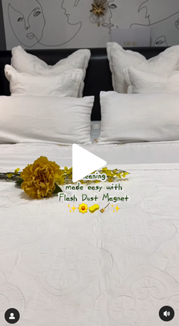 Flash Dust Magnet social post