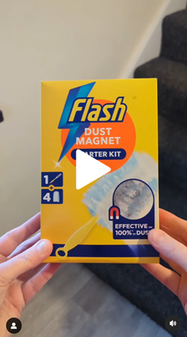 Flash Dust Magnet social post