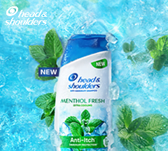 NEW Head & Shoulders Menthol Fresh