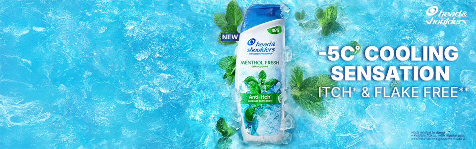 NEW Head & Shoulders Menthol Fresh