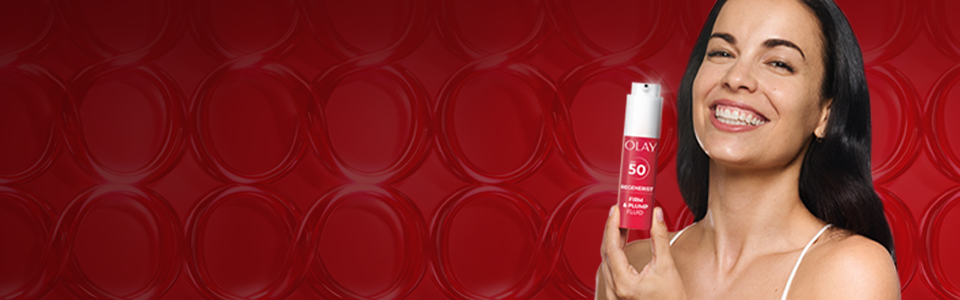 Olay Regenerist Firm & Plump SPF50+ Fluid