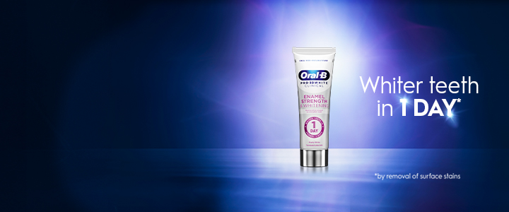 Oral-B Pro 3D White Clinical Enamel Strength toothpaste