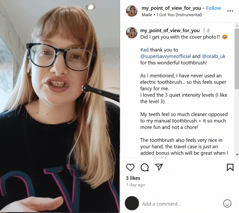 Click to watch the full video from @my_point_of_view_for_you and be inspired by her amazing review.