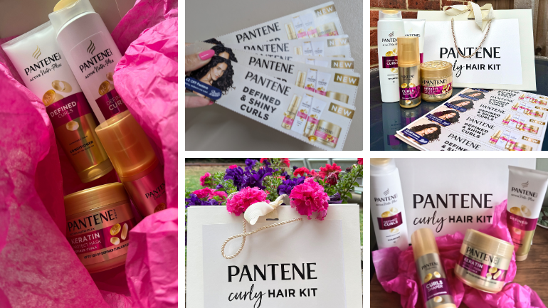 Pantene kit with the coupons
