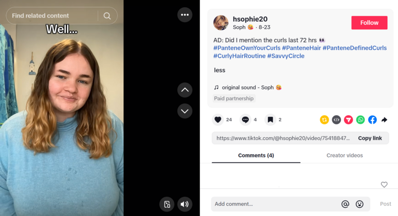 #PanteneOwnYourCurls