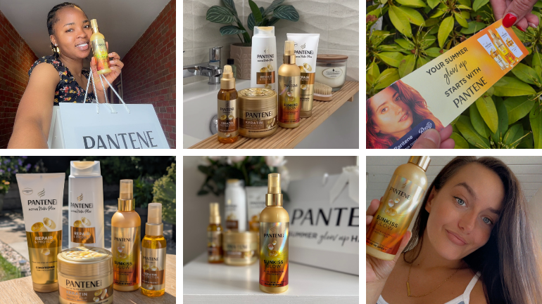 Pantene Sunkiss Glow spray coupons and starter kits